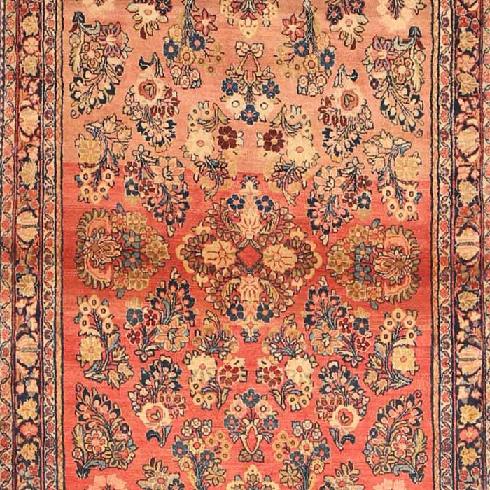 Traditional Mahogany Brown Persian Rug, tr4717