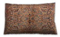 Traditional Classic Rectangular Sienna Brown Lumbar Throw Pillow, 13 inch by 19 inch, lbtr4718