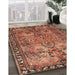 Machine Washable Traditional Fire Brick Red Rug in a Family Room, wshtr4720