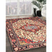 Machine Washable Traditional Brown Red Rug in a Family Room, wshtr4722