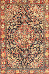 Machine Washable Traditional Sandy Brown Rug, wshtr4723