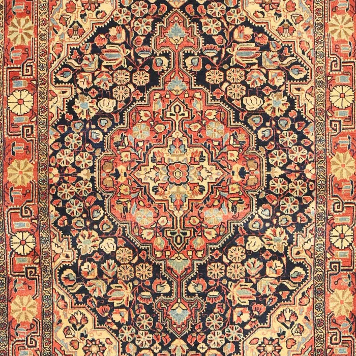 Machine Washable Traditional Sandy Brown Rug, wshtr4723