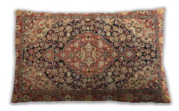 Traditional Classic Rectangular Sandy Brown Lumbar Throw Pillow, 13 inch by 19 inch, lbtr4723