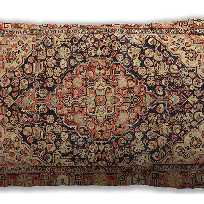 Traditional Classic Rectangular Sandy Brown Lumbar Throw Pillow, 13 inch by 19 inch, lbtr4723