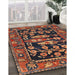 Machine Washable Traditional Gold Brown Rug in a Family Room, wshtr4724