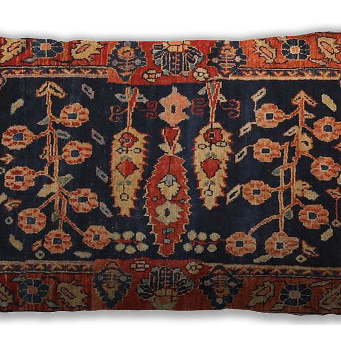 Traditional Classic Rectangular Petra Gold Brown Lumbar Throw Pillow, 13 inch by 19 inch, lbtr4724