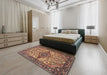 Machine Washable Traditional Peru Brown Rug in a Bedroom, wshtr4725