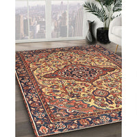 Traditional Brown Medallion Rug, tr4725