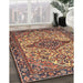 Machine Washable Traditional Peru Brown Rug in a Family Room, wshtr4725