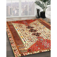 Traditional Sandy Brown Persian Rug, tr4726