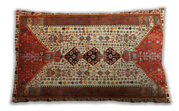 Traditional Classic Rectangular Sandy Brown Lumbar Throw Pillow, 13 inch by 19 inch, lbtr4726