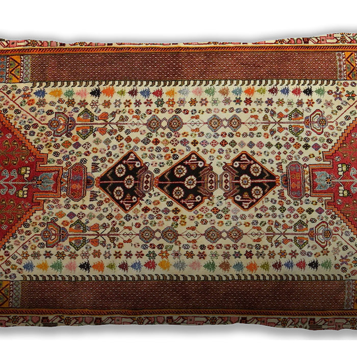 Traditional Classic Rectangular Sandy Brown Lumbar Throw Pillow, 13 inch by 19 inch, lbtr4726