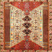 Square Traditional Sandy Brown Persian Rug, tr4726