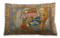 Traditional Classic Rectangular Red Lumbar Throw Pillow, 13 inch by 19 inch, lbtr4729