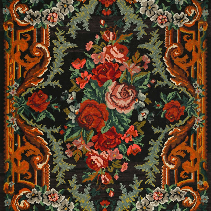 Traditional Red Medallion Rug, tr472