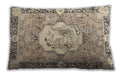 Traditional Classic Rectangular Dark Almond Brown Lumbar Throw Pillow, 13 inch by 19 inch, lbtr4731