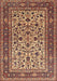 Traditional Saffron Red Persian Rug, tr4732