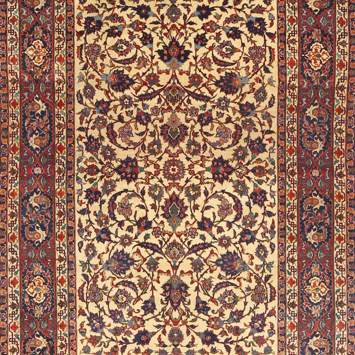 Traditional Saffron Red Persian Rug, tr4732