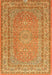 Traditional Yellow Medallion Rug, tr4733