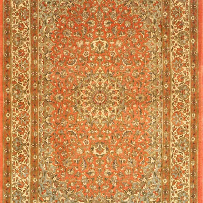 Traditional Yellow Medallion Rug, tr4733