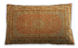 Traditional Classic Rectangular Yellow Lumbar Throw Pillow, 13 inch by 19 inch, lbtr4733