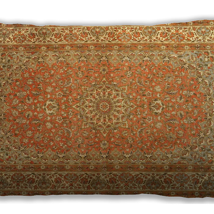 Traditional Classic Rectangular Yellow Lumbar Throw Pillow, 13 inch by 19 inch, lbtr4733