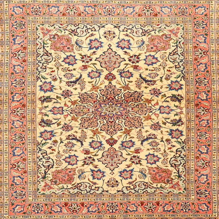 Square Traditional Red Medallion Rug, tr4735