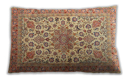Traditional Classic Rectangular Red Lumbar Throw Pillow, 13 inch by 19 inch, lbtr4735