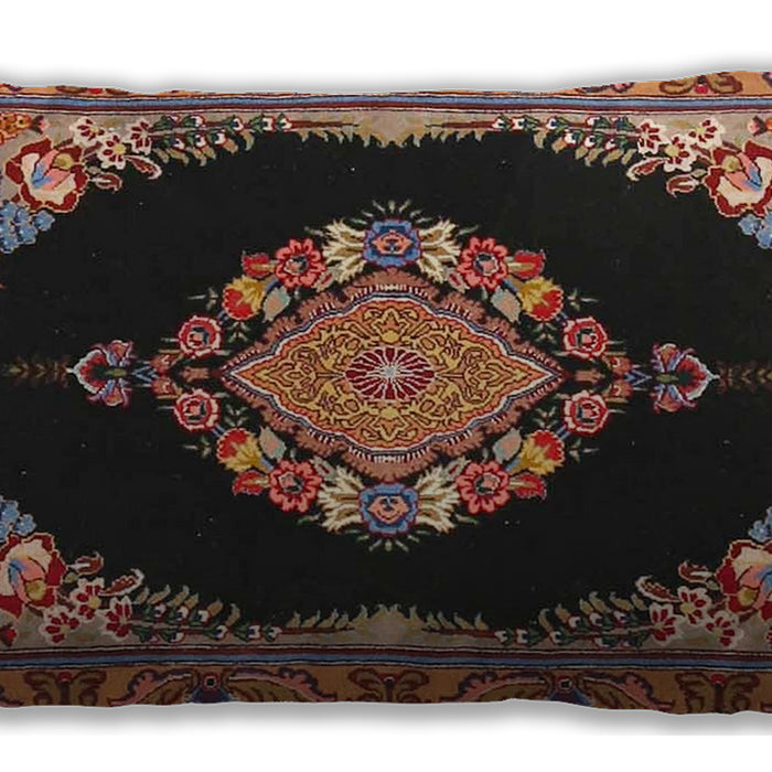 Traditional Classic Rectangular Red Lumbar Throw Pillow, 13 inch by 19 inch, lbtr4737