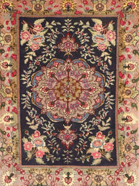 Machine Washable Traditional Sand Brown Rug, wshtr4738