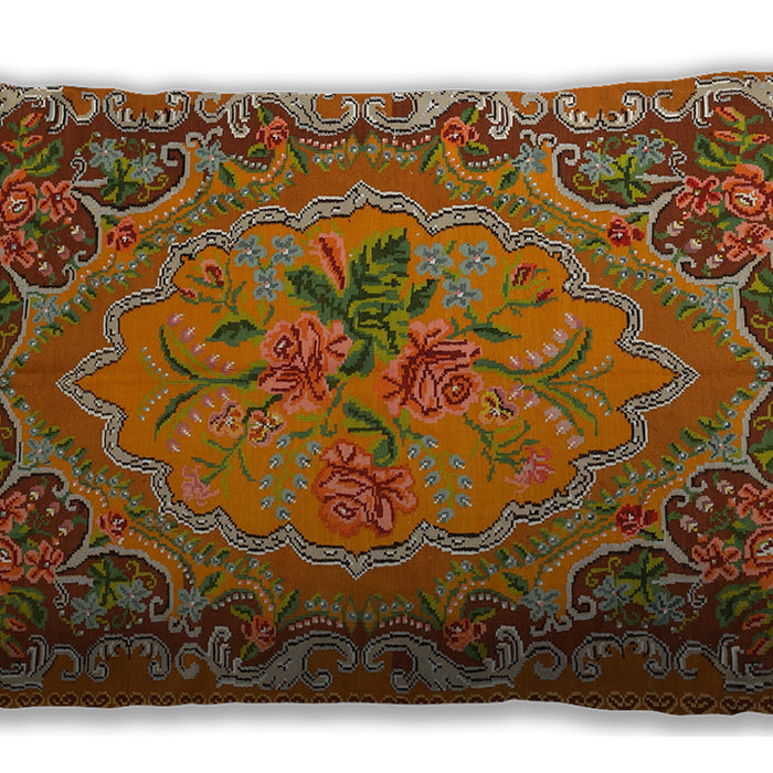 Traditional Classic Rectangular Mahogany Brown Lumbar Throw Pillow, 13 inch by 19 inch, lbtr473