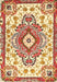 Traditional Brown Gold Persian Rug, tr4741