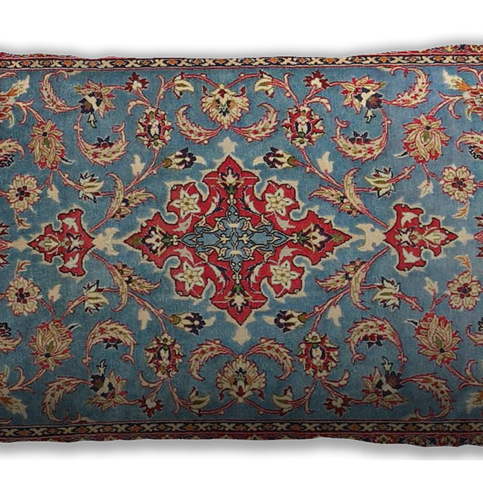 Traditional Classic Rectangular Brown Red Lumbar Throw Pillow, 13 inch by 19 inch, lbtr4743