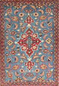 Machine Washable Traditional Brown Red Rug, wshtr4743