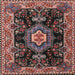 Square Traditional Pink Medallion Rug, tr4745