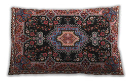 Traditional Classic Rectangular Rosy Pink Lumbar Throw Pillow, 13 inch by 19 inch, lbtr4746