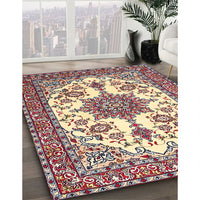 Traditional Brown Medallion Rug, tr4748