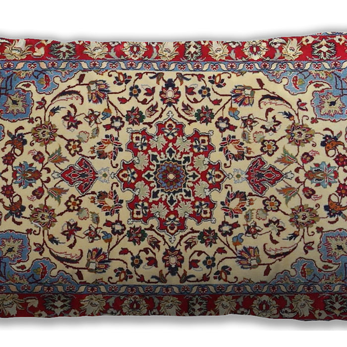 Traditional Classic Rectangular Brown Red Lumbar Throw Pillow, 13 inch by 19 inch, lbtr4749