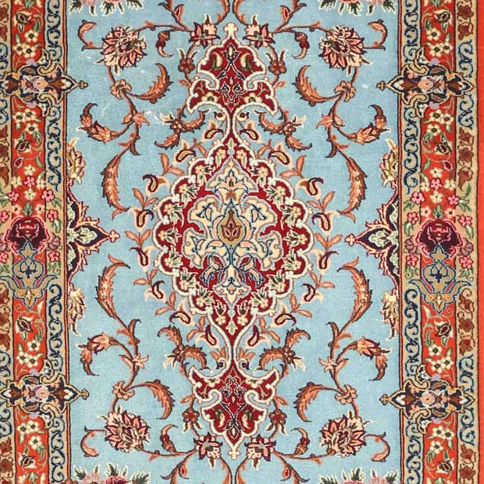 Traditional Fire Brick Red Medallion Rug, tr4751