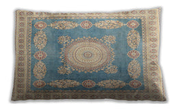 Traditional Classic Rectangular Tan Brown Lumbar Throw Pillow, 13 inch by 19 inch, lbtr4757