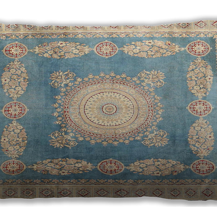 Traditional Classic Rectangular Tan Brown Lumbar Throw Pillow, 13 inch by 19 inch, lbtr4757