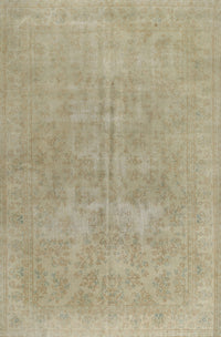 Machine Washable Traditional DarkKhaki Green Rug, wshtr475