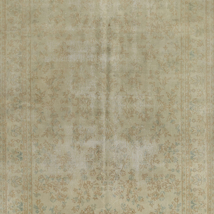 Machine Washable Traditional DarkKhaki Green Rug, wshtr475
