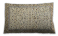 Traditional Classic Rectangular Dark Almond Brown Lumbar Throw Pillow, 13 inch by 19 inch, lbtr4760