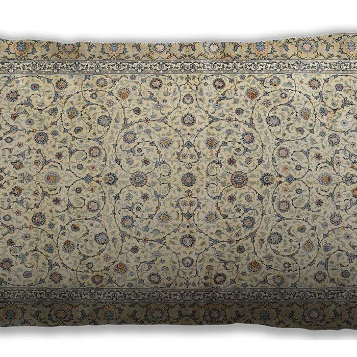 Traditional Classic Rectangular Dark Almond Brown Lumbar Throw Pillow, 13 inch by 19 inch, lbtr4760