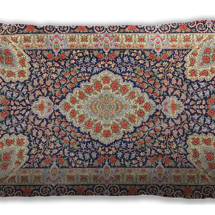 Traditional Classic Rectangular Brown Lumbar Throw Pillow, 13 inch by 19 inch, lbtr4762