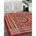 Traditional Light Copper Gold Medallion Rug in Family Room, tr4766