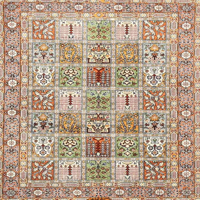 Square Traditional Brown Persian Rug, tr4767