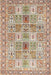 Machine Washable Traditional Brown Rug, wshtr4767