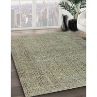 Traditional Sage Green Persian Rug, tr476